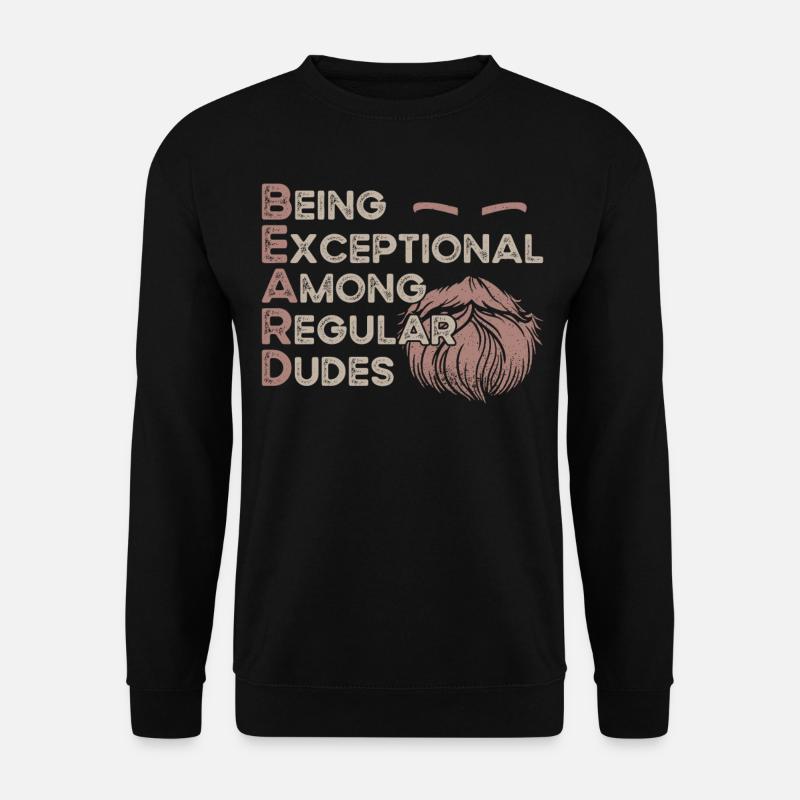 Beard Lover Bearded Man Ginger - Unisex Pullover - Schwarz