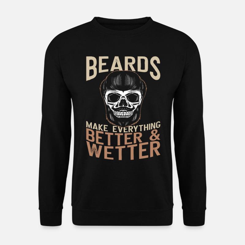 Beard Lover Bearded Man Beards - Unisex Sweatshirt - black