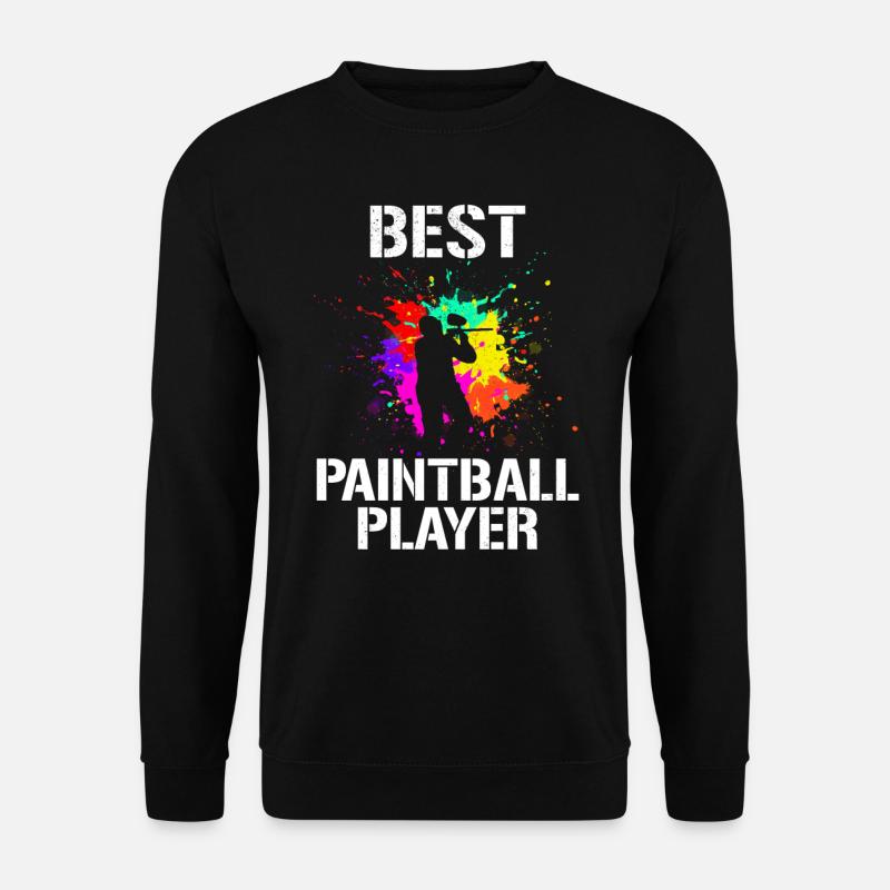 Best Paintball Player - Paintballer Paintball - Unisex Pullover - Schwarz