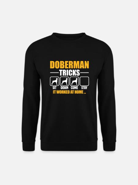Doberman Tricks - Unisex Sweatshirt - black