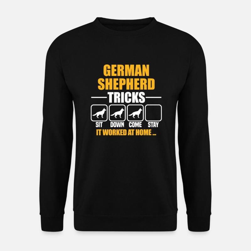 German Shepherd Tricks - Unisex Sweatshirt - black