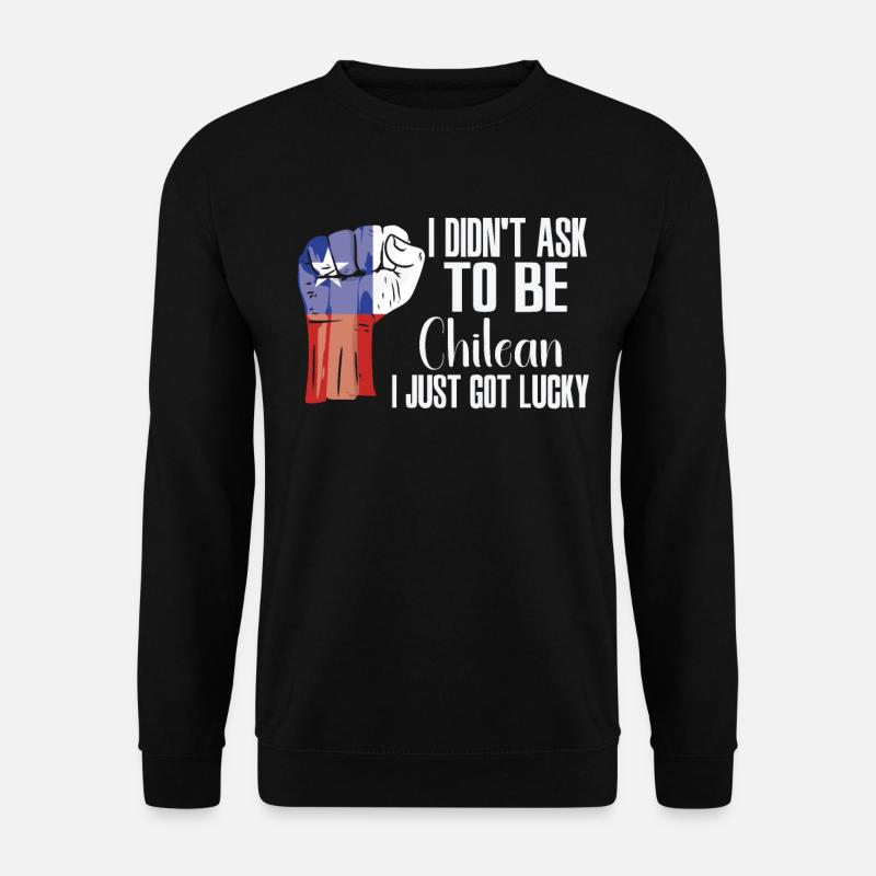 Fierté chilienne Drapeau chilien cultivé - Sweat-shirt Unisexe - noir