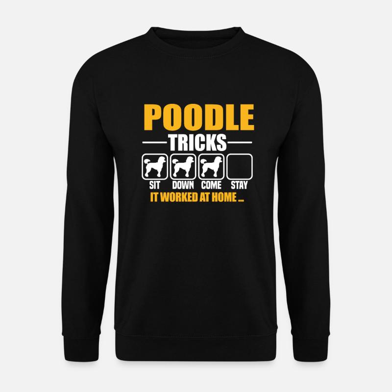 Tours de caniche - Sweat-shirt Unisexe - noir