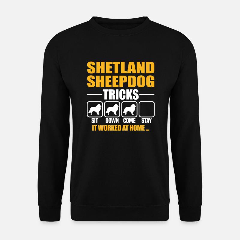 Shetland Sheepdog Tricks - Unisex Sweatshirt - black
