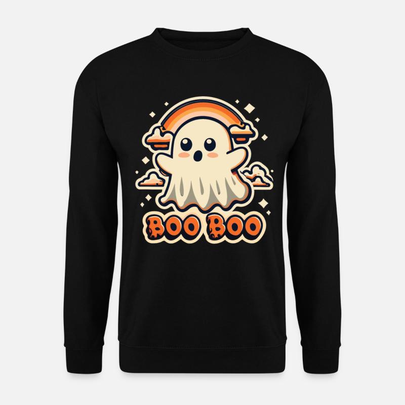 Boo Boo Halloween Ghost - Unisex Sweatshirt - black