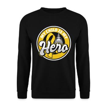 CureFest 2023 CureFest pour les patients atteints de cancer infantile - Sweat-shirt Unisexe - noir - Devant - Alina (178cm) & Michal (187cm)