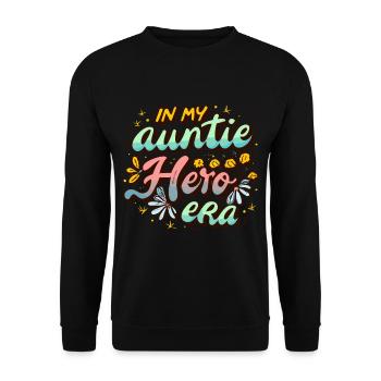 À l’époque de l’annonce du bébé de ma tante - Sweat-shirt Unisexe - noir - Devant - Alina (178cm) & Michal (187cm)