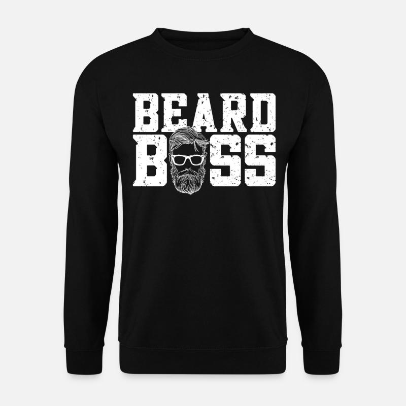 Beard Lover Bearded Man Bear - Unisex Pullover - Schwarz
