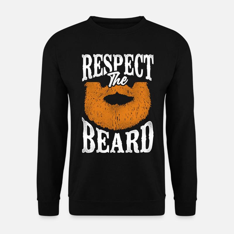 Beard Lover Bearded Man Ginger - Unisex Pullover - Schwarz