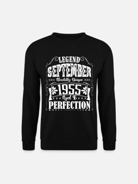 September 1955. September Birthday Gift. - Unisex Sweatshirt - black