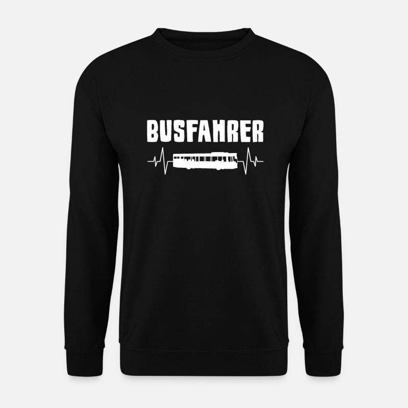 Bus Herzschlag - Unisex Pullover - Schwarz