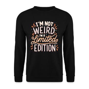 Limited Edition Graffiti Edition - Unisex Sweatshirt - black - Front - Alina (178cm) & Michal (187cm)