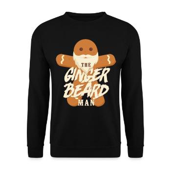 Beard Lover Bearded Man Christmas - Unisex Sweatshirt - black - Front - Alina (178cm) & Michal (187cm)