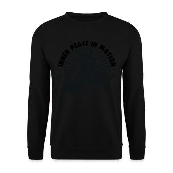 Tai Chi Design Inner Peace in Motion Taijiquan - Unisex Pullover - Schwarz - Vorne - Alina (178cm) & Michal (187cm)