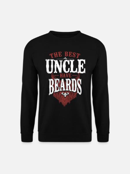 Beard Lover Bearded Man Uncle - Unisex Sweatshirt - black