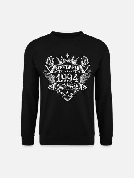 September 1994 | September 1994 Jahrestag 1994 - Unisex Pullover - Schwarz