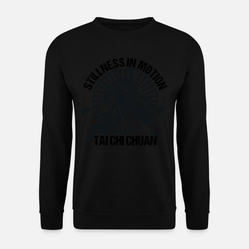 Taijiquan Stillness in Motion Tai Chi Chuan - Unisex Pullover - Schwarz