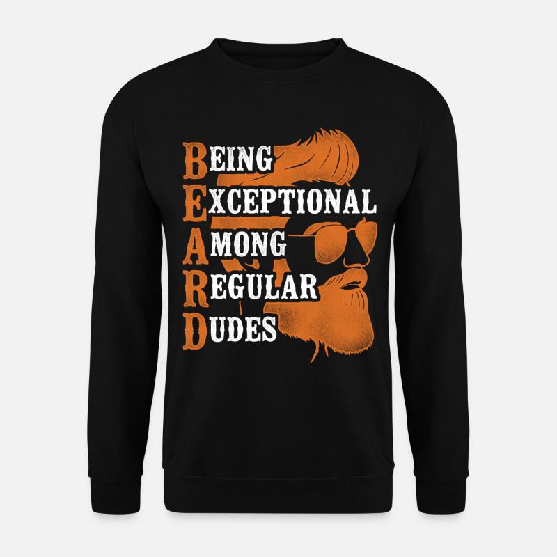 Beard Lover Bearded Man Ginger - Unisex Sweatshirt - black