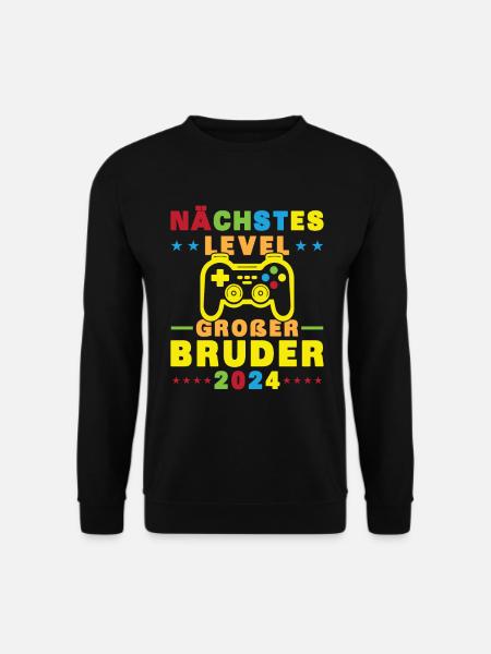 Nächste Level Großer Bruder 2024 - Unisex Pullover - Schwarz