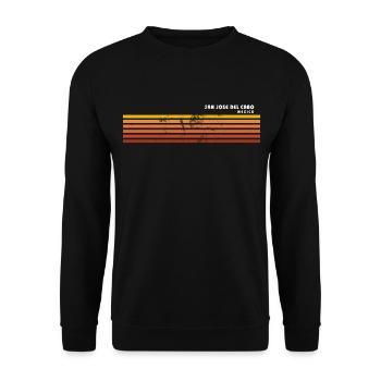 Retro San Jose Del Cabo Mexique Vintage Vacances - Sweat-shirt Unisexe - noir - Devant - Alina (178cm) & Michal (187cm)