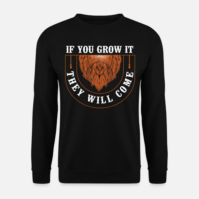 Beard Lover Bearded Man Ginger - Unisex Pullover - Schwarz