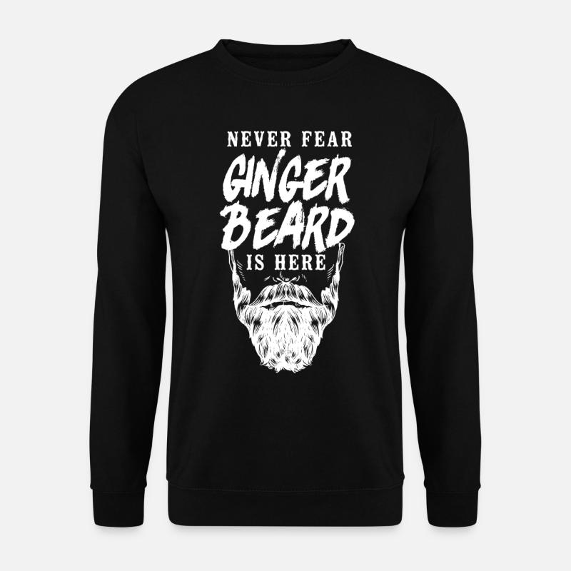 Beard Lover Bearded Man Ginger - Unisex Pullover - Schwarz