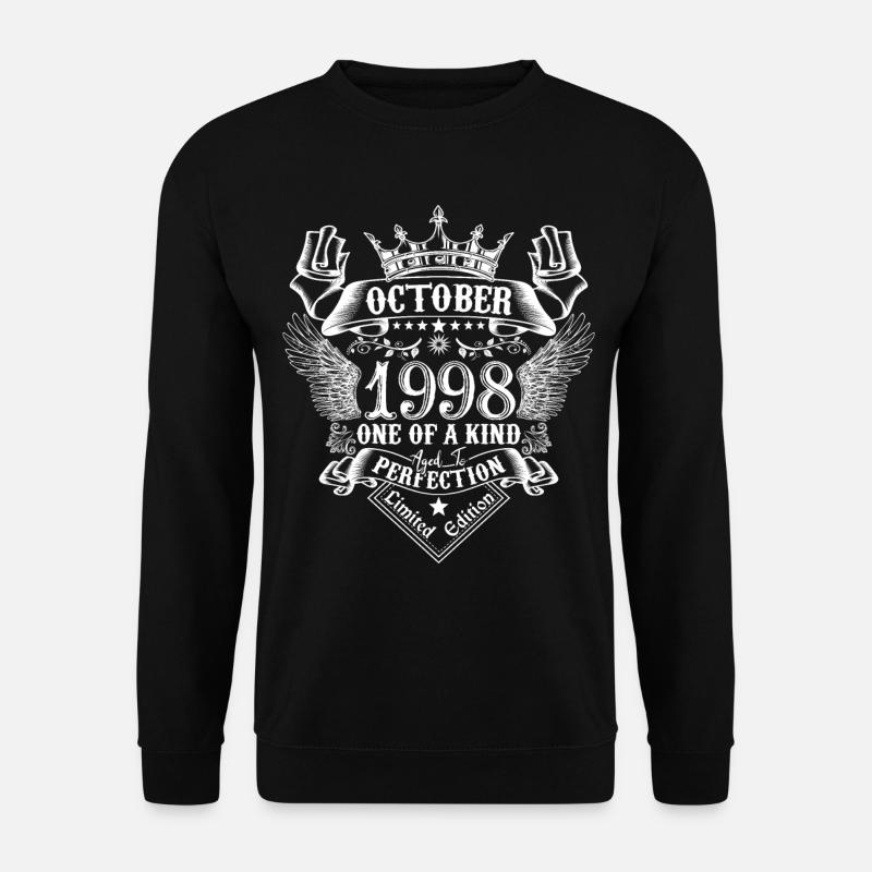 Oktober 1998 Jubiläum 1998 Oktober - Unisex Pullover - Schwarz