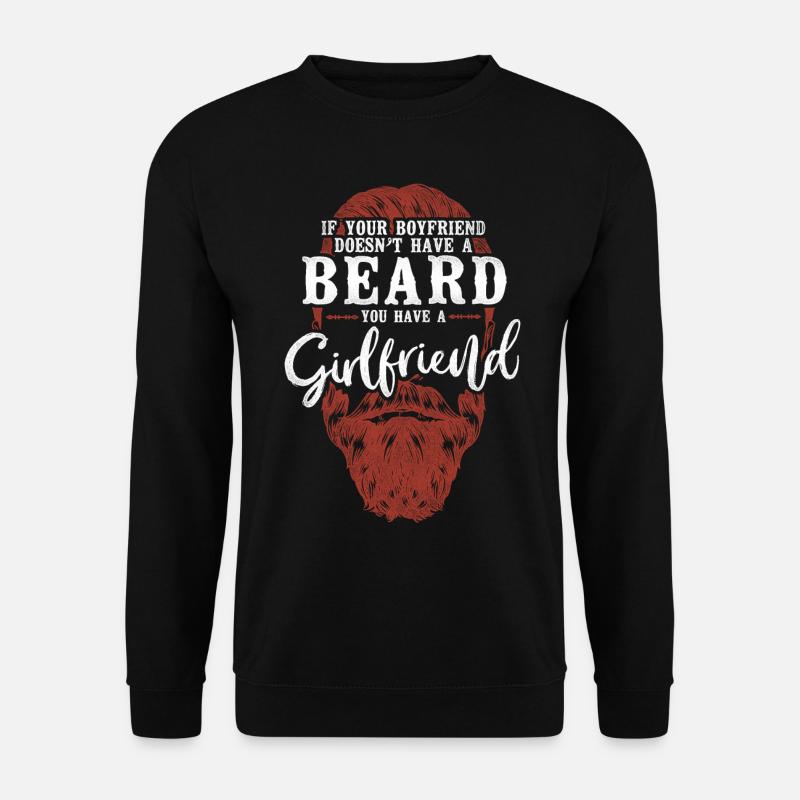Beard Lover Bearded Man Ginger - Unisex Pullover - Schwarz
