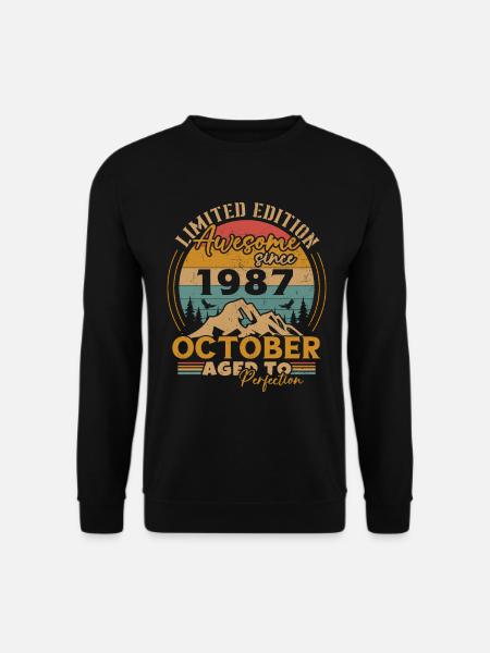 Original Oktober 1997 Jahrgang Jubiläum 1997 - Unisex Pullover - Schwarz