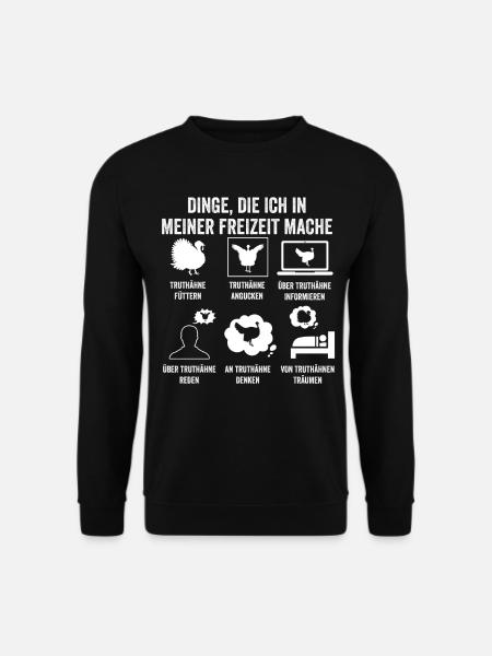 Truthuhn Truthahn - Unisex Pullover - Schwarz