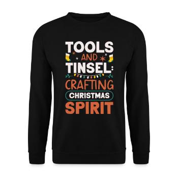 Schlitten der Plaque dieser Feiertag zahnärztliche - Unisex Pullover - Schwarz - Vorne - Alina (178cm) & Michal (187cm)