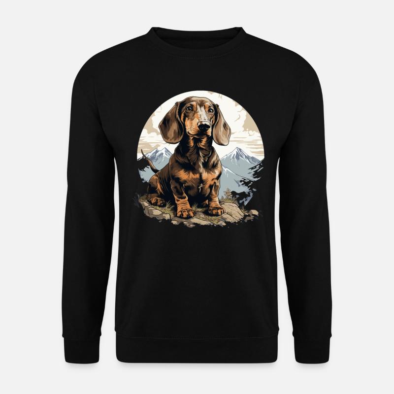Alpine Badger Hound - Unisex Sweatshirt - black