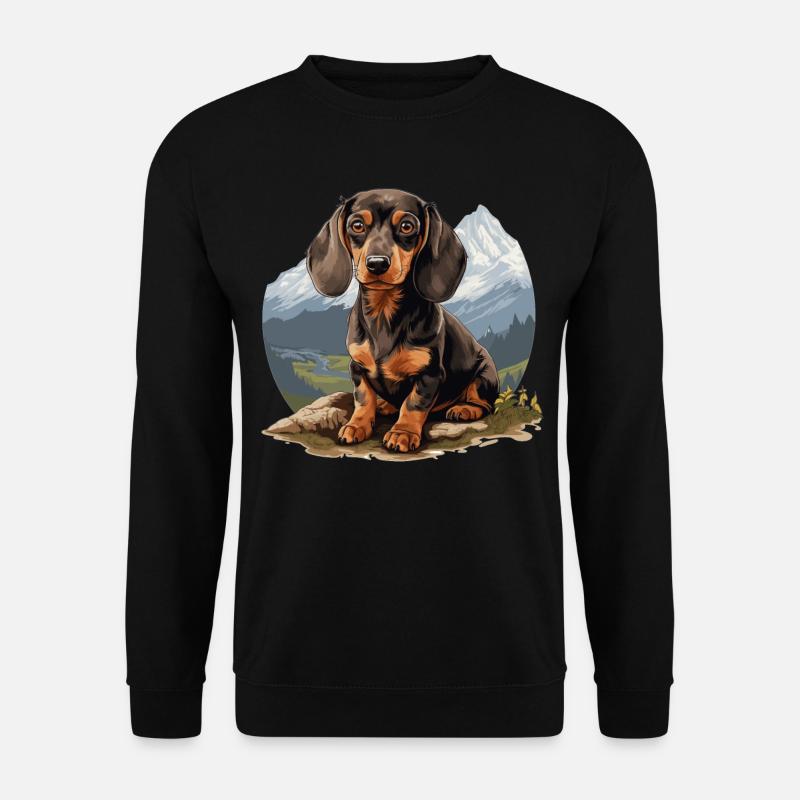 Alpine Badger Hound - Unisex Sweatshirt - black