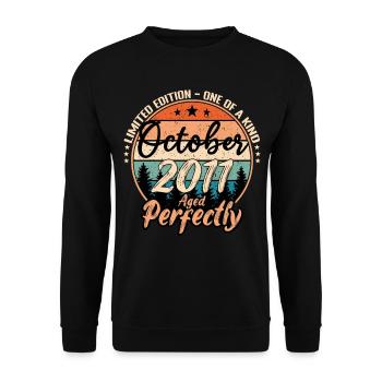 Octobre 2011 anniversaire 2011 légendes Octobre - Sweat-shirt Unisexe - noir - Devant - Alina (178cm) & Michal (187cm)