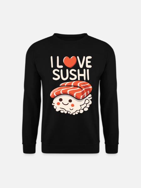 Sushi Träume - Zelebriere deine Liebe für Sushi - Unisex Pullover - Schwarz