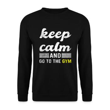 Gymnase Dicton - Sweat-shirt Unisexe - noir - Devant - Alina (178cm) & Michal (187cm)