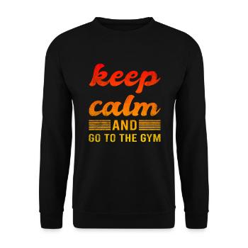Gymnase Dicton - Sweat-shirt Unisexe - noir - Devant - Alina (178cm) & Michal (187cm)