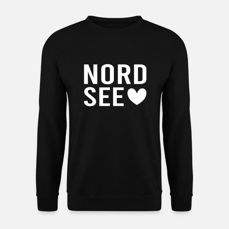Nordsee - Unisex Pullover - Schwarz