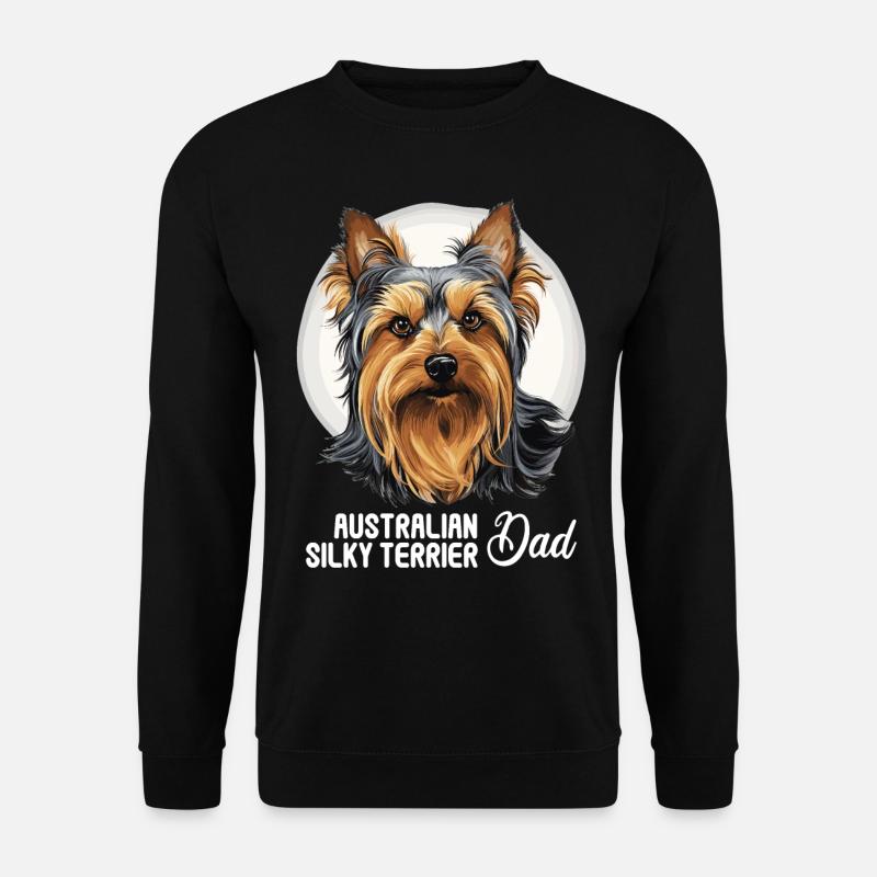 Australian Silky Terrier - Unisex Sweatshirt - black