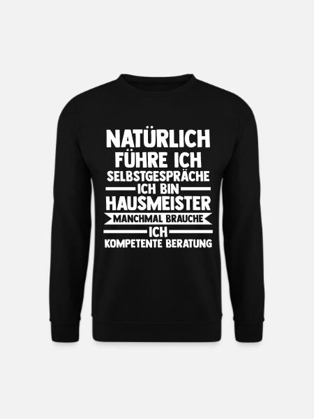 Hauswart Haustechniker Hausmeister - Unisex Pullover - Schwarz