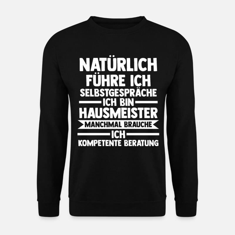 Hauswart Haustechniker Hausmeister - Unisex Pullover - Schwarz