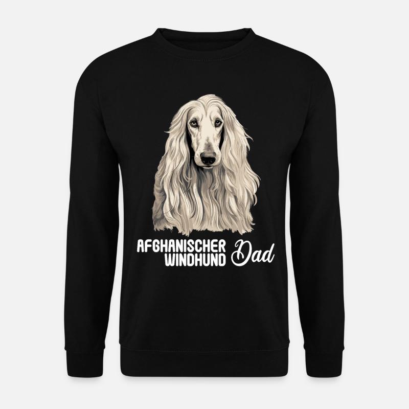 Chien Afghan Hound - Sweat-shirt Unisexe - noir