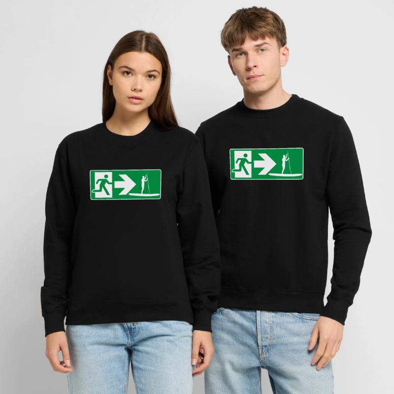Emergency Exit Standup Paddle SUP Unisex Sweatshirt