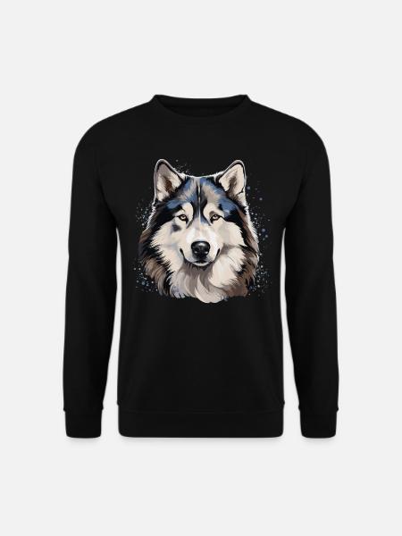 Dog Alaskan Malamute - Unisex Sweatshirt - black