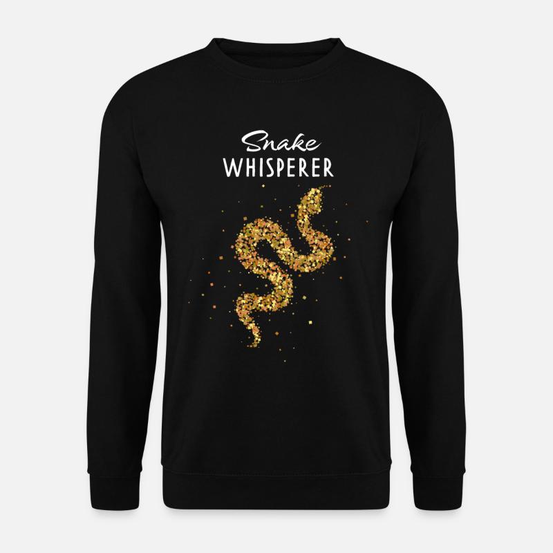 Serpent Chuchoteur Serpents Cornet Serpent Vipère - Sweat-shirt Unisexe - noir