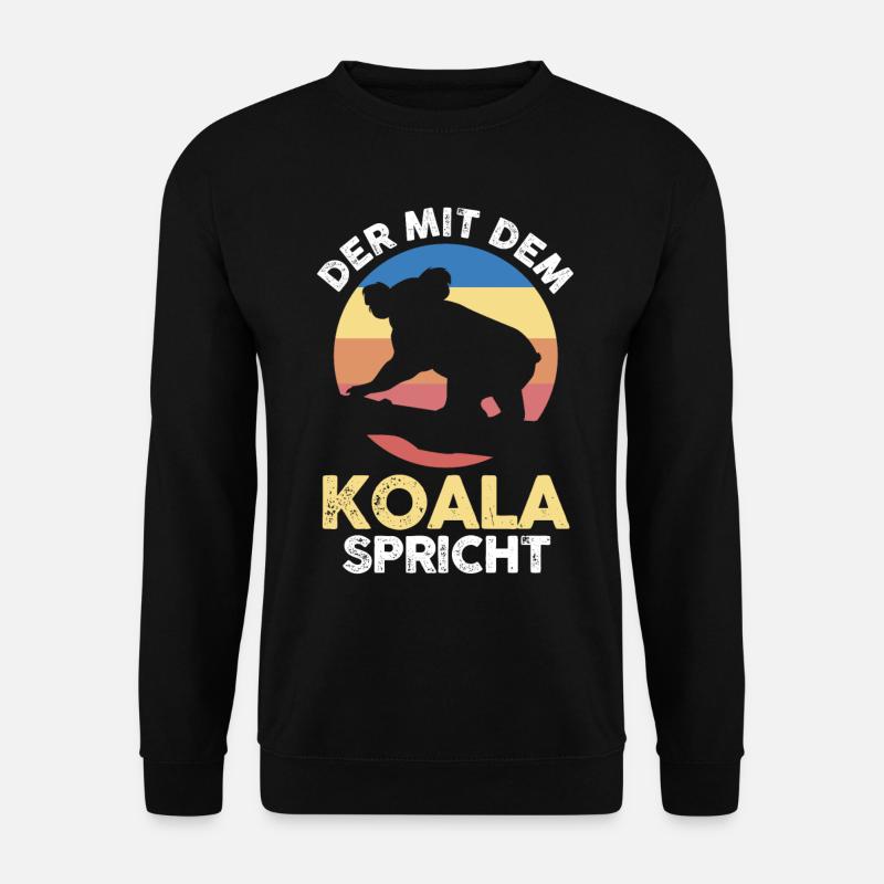 Koalabär Koala - Unisex Pullover - Schwarz