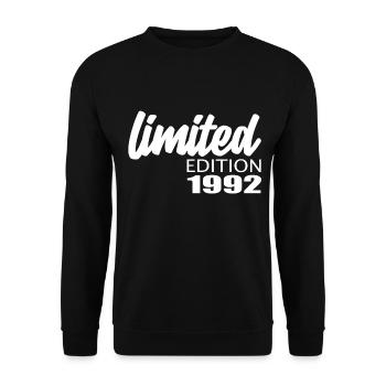 Limited Edition 1992 - Unisex Sweatshirt - black - Front - Alina (178cm) & Michal (187cm)