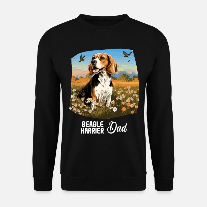 Dog Beagle Harrier - Unisex Sweatshirt - black