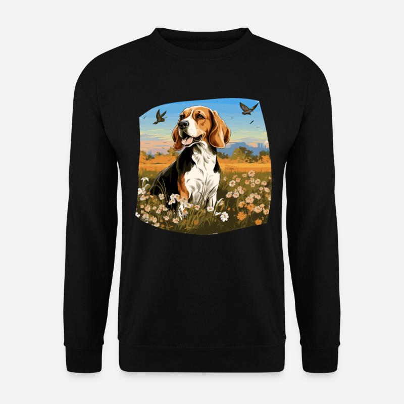 Dog Beagle Harrier - Unisex Sweatshirt - black