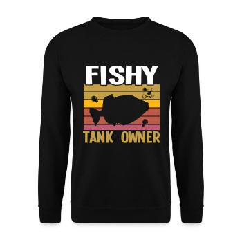AquariophilePropriétaire du réservoir Fish Lover Aquarium - Sweat-shirt Unisexe - noir - Devant - Alina (178cm) & Michal (187cm)